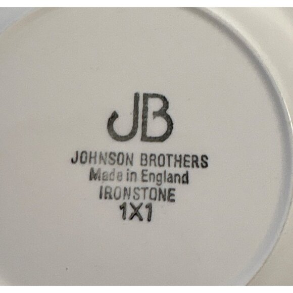 Johnson Bros Athena White Ribbed Bread & Butter Plates Set Of 7 Made In England - Picture 8 of 11